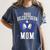 Proud Valedictorian Mom Graduation Grad Mom Class Of 2025 Women's Comfort Colors T-Shirt Denim