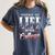 There Is Life After College Graduation Women's Comfort Colors T-Shirt Denim