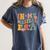 Retro Groovy In My Master's Degree Era Graduation Master Women's Comfort Colors T-Shirt Denim