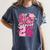 Retro Senior 2026 Coquette Bow Graduation Class Of 2026 Women's Comfort Colors T-Shirt Denim
