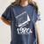 Reunion Class Of 1980 School Graduation Blast From The Past Women's Comfort Colors T-Shirt Denim