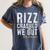 Rizz Crashed We Out 5th Grade Graduation Fifth Graders Women's Comfort Colors T-Shirt Denim