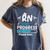 RN In Progress Loading Future Nurse Graduation Lover Women's Comfort Colors T-Shirt Denim