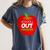 School Is Out Forever Graduation Humor Women's Comfort Colors T-Shirt Denim