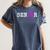 Senior 2018 TShirt Graduation Class Of 2018 Tee Shirt Women's Comfort Colors T-Shirt Denim