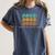 Senior 2022 Shirt Class Of 2022 Retro Graduation Grad Women's Comfort Colors T-Shirt Denim