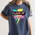 Senior 2023 Graduation Class Of 2023 Retro 90's Graduation Women's Comfort Colors T-Shirt Denim