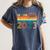 Senior 2023 Retro Class Of 2023 Seniors Graduation 23 Women's Comfort Colors T-Shirt Denim