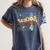 Senior 2024 Groovy Retro Class Of 2024 Graduation Senior 24 Women's Comfort Colors T-Shirt Denim