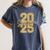 Senior 2025 Class Of 2025 Gold Senior Graduation Women's Comfort Colors T-Shirt Denim