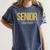 Senior 2025 Graduation Class Of 2025 Senior Men Women Women's Comfort Colors T-Shirt Denim