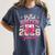 Senior 2026 Class Of 26 Coquette Pink Bow Graduation Sister Women's Comfort Colors T-Shirt Denim