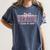 Senior 2026 Coquette Bow Class Of 2026 Graduation Graduate Women's Comfort Colors T-Shirt Denim
