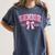 Senior 2026 Coquette Pink Bow Class Of 2026 Graduation Girls Women's Comfort Colors T-Shirt Denim