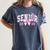 Senior 2026 Coquette Pink Bow Girls Class Of 2026 Graduation Women's Comfort Colors T-Shirt Denim