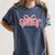 Senior 2026 Coquette Pink Bow Graduation 2026 Class Of 2026 Women's Comfort Colors T-Shirt Denim