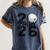 Senior 2026 Golf Player Heart Graduation Girls Teens Women's Comfort Colors T-Shirt Denim
