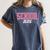 Senior 2026 Pink Coquette Bow Class Of 2026 Graduation Women Women's Comfort Colors T-Shirt Denim