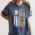 Senior 26 Class Of 2026 American Flag Graduation 2026 Women's Comfort Colors T-Shirt Denim