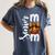 Senior Basketball Mom Class Of 2026 Player Graduation Grad Women's Comfort Colors T-Shirt Denim