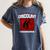 SENIOR CITIZENS DAY Don't Forget My DISCOUNT Graduation Day Women's Comfort Colors T-Shirt Denim