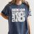 Senior Class Of 2018 T Shirt High School Graduation Women's Comfort Colors T-Shirt Denim