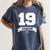 Senior Class Of 2019 Graduation School College Women's Comfort Colors T-Shirt Denim