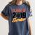 Senior Class Of 2019 Tshirt Graduation Students Hockey Women's Comfort Colors T-Shirt Denim