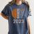 Senior Class Of 2023 Graduation Basketball Team Graduate Women's Comfort Colors T-Shirt Denim