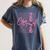 Senior Class Of 2026 Coquette Bow Graduation 2026 Girl Women Women's Comfort Colors T-Shirt Denim
