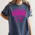 Senior Class Of 2026 Coquette Pink Bow Graduation 2026 Women's Comfort Colors T-Shirt Denim