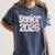 Senior Class Of 2026 Graduation 2026 Coquette Pink Bow Cute Women's Comfort Colors T-Shirt Denim