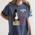 Senior Class Of 2026 Melanin Girl 2026 Graduation Women's Comfort Colors T-Shirt Denim