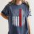 Senior Class Of 2026 Patriotic American USA Flag Graduation Women's Comfort Colors T-Shirt Denim