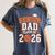 Senior Dad Class Of 2026 Graduate Basketball Graduation 2026 Women's Comfort Colors T-Shirt Denim