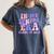 In My Senior Era Class Of 2025 Groovy Senior 2025 Graduation Women's Comfort Colors T-Shirt Denim