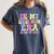 In My Senior Era Mom Class Of 2025 Senior 2025 Graduation Women's Comfort Colors T-Shirt Denim
