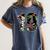 Senior Floral Class Of 2019 Shirt Graduation Idea Women's Comfort Colors T-Shirt Denim