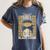 Senior Graduate 2024 Queen Graduation Educated Melanin Women's Comfort Colors T-Shirt Denim