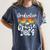 Senior Graduation Trip Cruise 2024 Retro Ship Party Cruise Women's Comfort Colors T-Shirt Denim