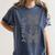 Senior Mom 2026 Wrestling Athlete Proud Parent Graduation Women's Comfort Colors T-Shirt Denim