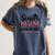Senior Mom 2027 Class Of 2027 Graduation Proud Senior Mother Women's Comfort Colors T-Shirt Denim
