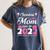 Senior Mom Of A Class Of 2022 Heart School Graduation Women's Comfort Colors T-Shirt Denim