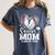 Senior Mom Class Of 2026 Baseball Graduation Heart Women's Comfort Colors T-Shirt Denim