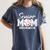 Senior Mom Class Of 2026 Baseball Mom Graduation Women's Comfort Colors T-Shirt Denim