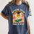 Senior Mom Class Of 2026 Daisy Flower Retro Graduation Women's Comfort Colors T-Shirt Denim