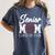 Senior Mom Class Of 2026 Graduation Women's Comfort Colors T-Shirt Denim
