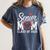 Senior Mom Class Of 2026 Graduation Senior 2026 Mom Women's Comfort Colors T-Shirt Denim