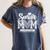Senior Mom Class Of 2026 Senior Mama 2026 Graduation Leopard Women's Comfort Colors T-Shirt Denim