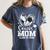 Senior Mom Class Of 2026 Soccer Graduation Heart Women's Comfort Colors T-Shirt Denim